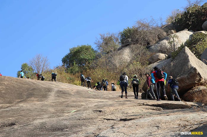 Channarayana Durga_Initial section of the trek. Stick to the right and then hea towards the left flank_Suhas Saya