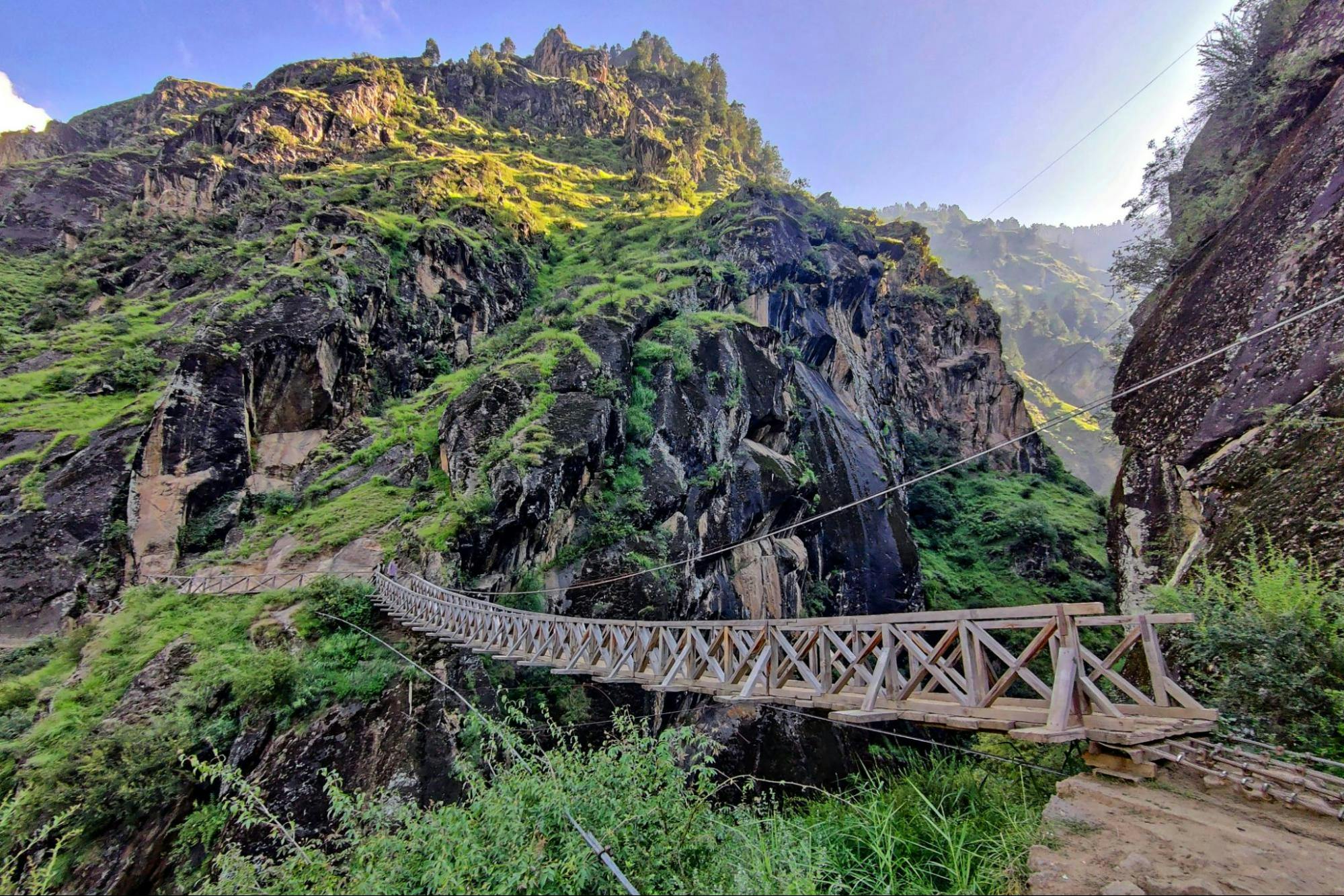 69cbec64 4a70 45c1 8f62 eaab7fa4794b bridge on day 2 brammah valley indiahikes nitesh kumar