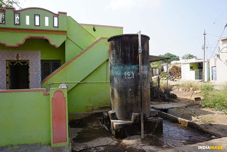 Channarayana Durga_Water tank at the start point of the trek_Suhas Saya