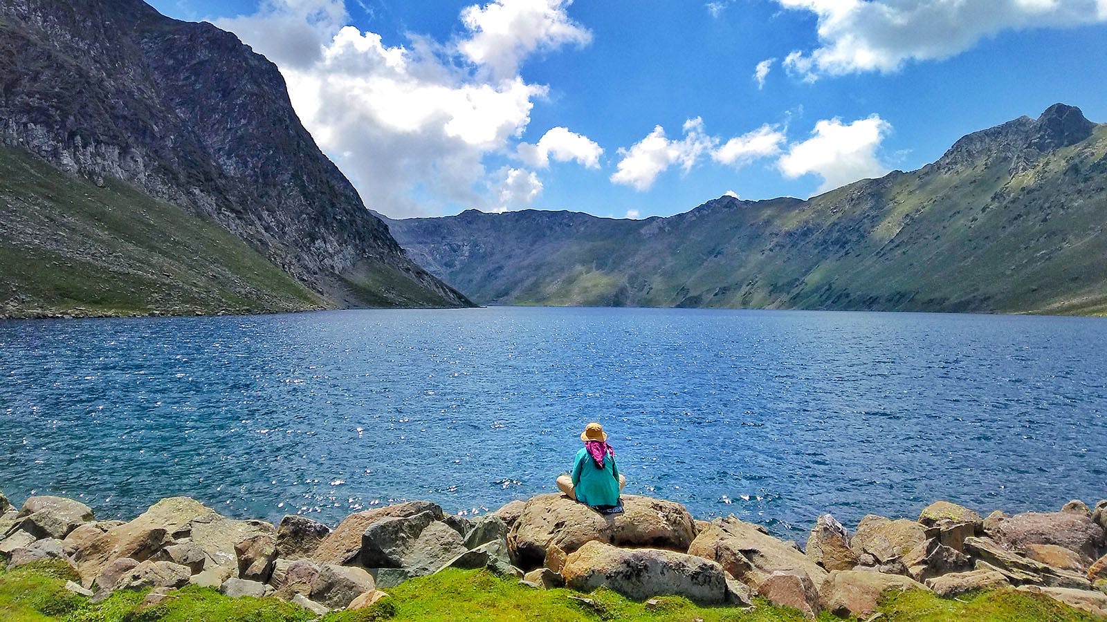 Lake and Mountains