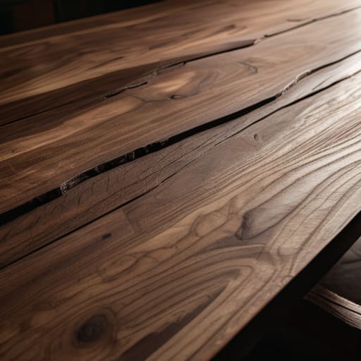 The Tension of Natural Wood Expansion and Contraction.