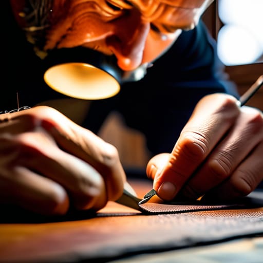 How I check a piece before it leaves.