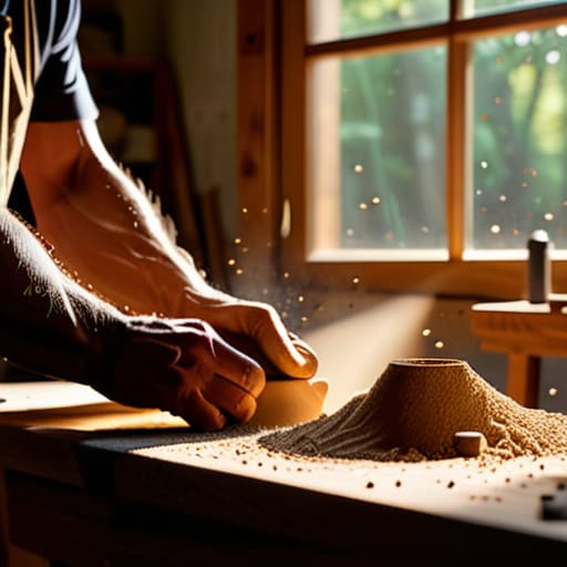 How I deal with dust during finishing.