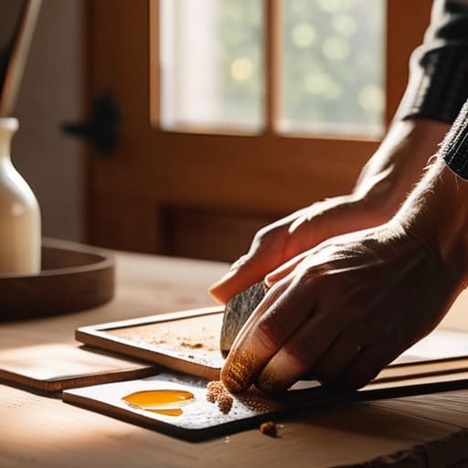 Showing how I hand a piece over.