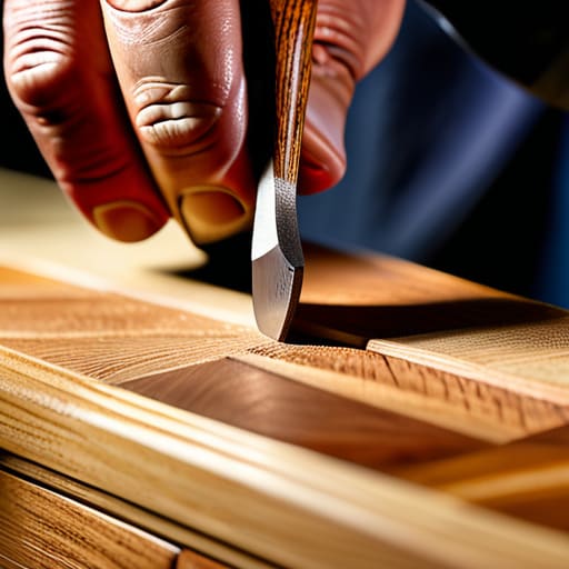 How to fit a hinge accurately manually.