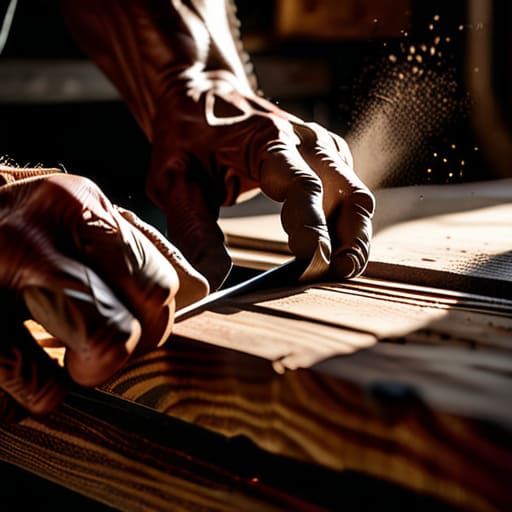 What working with wood teaches patience.