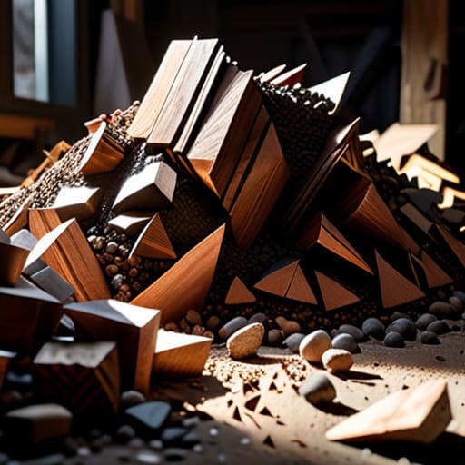 Why offcuts bother me: the pile.